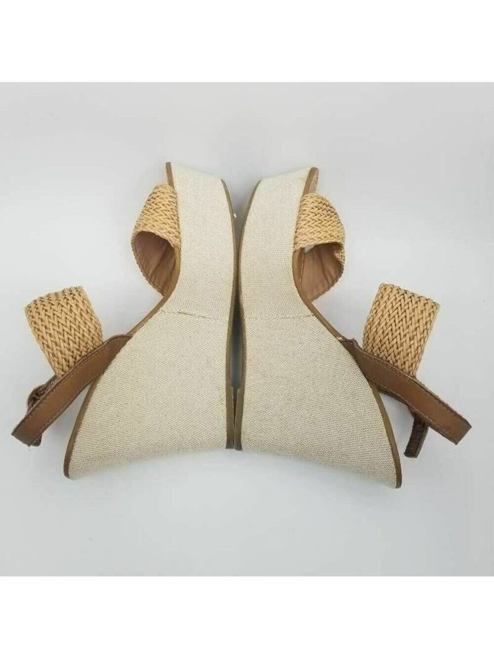 Steve Madden Engel Womens Woven Slingback Platform Wedge Heel Sandal Size 9.5 M - Picture 11 of 12